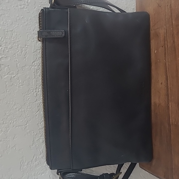 Margot Black Leather Purse Women's Small Shoulder Bag - Picture 3 of 13